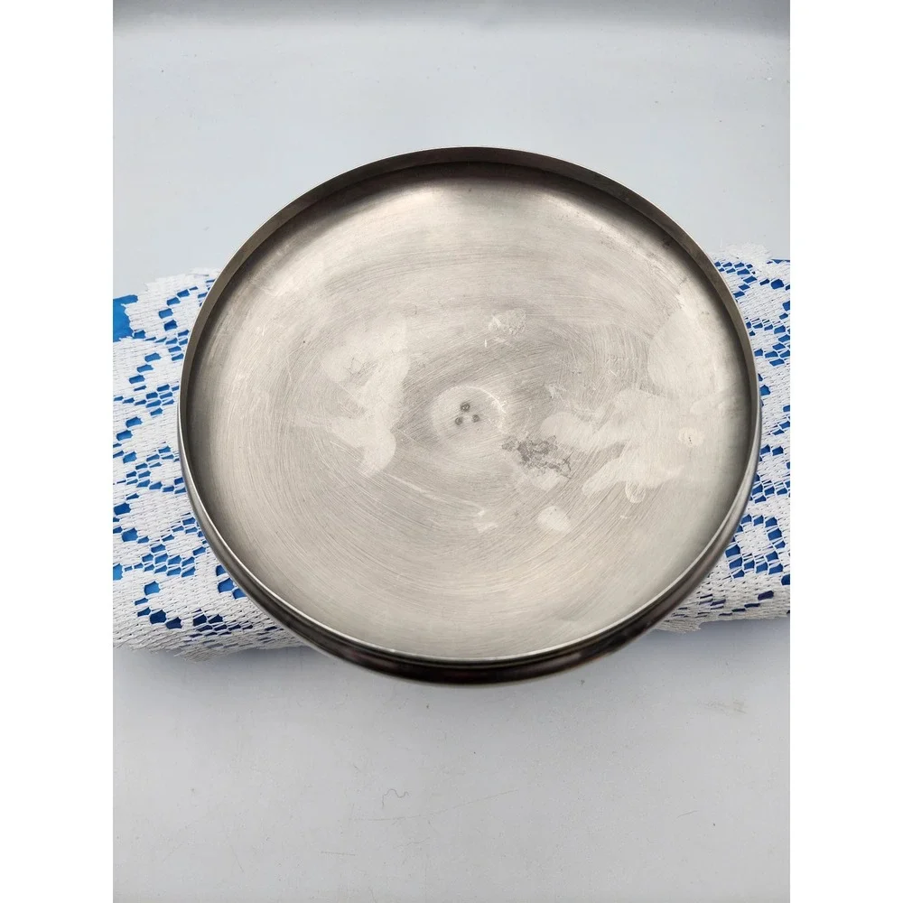 Vintage Ravereware Stainless Steel Replacement‎ Pot Lid 7.5 Inch Silver Round